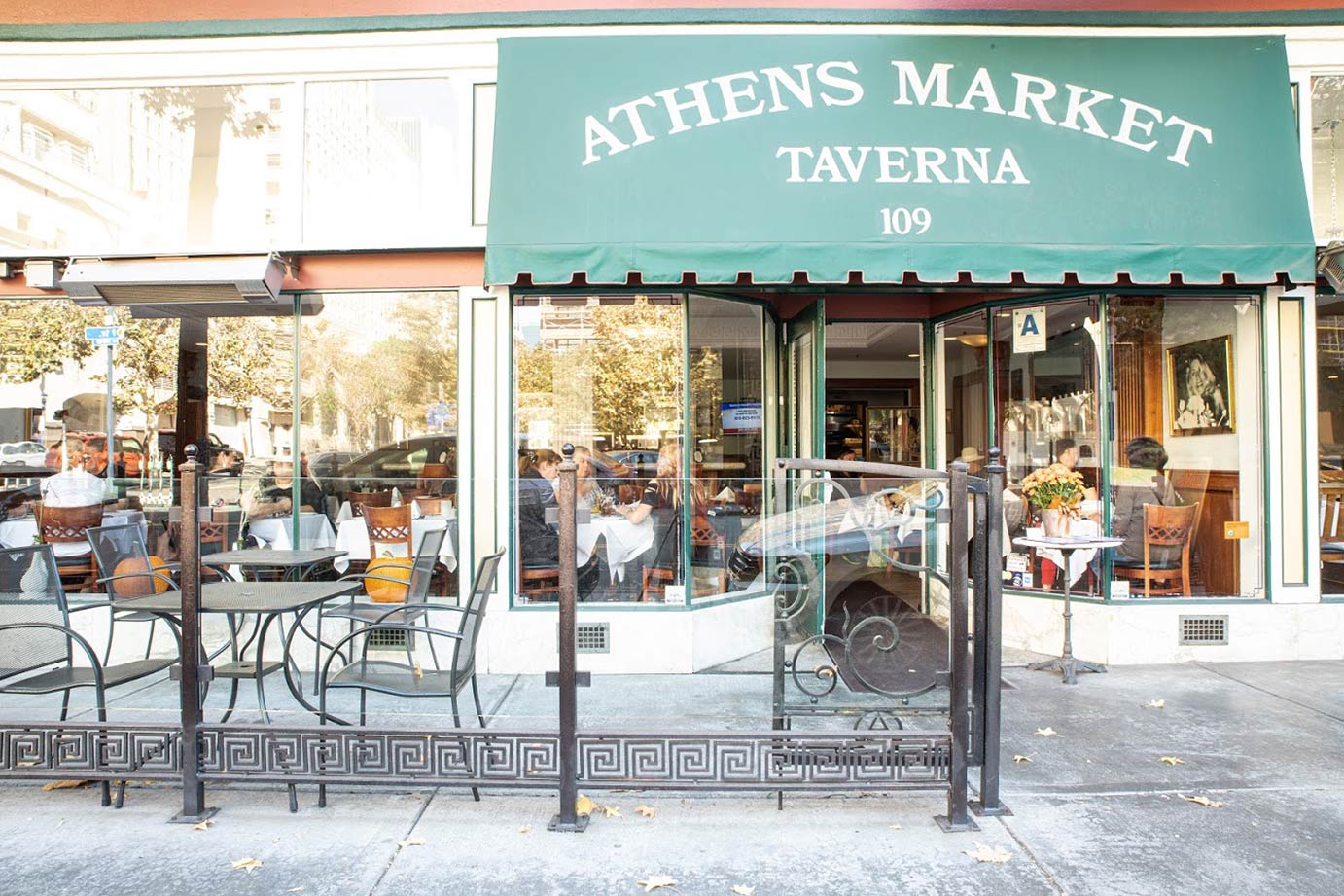 Restaurant outdoor patio